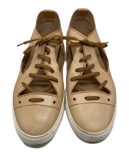 FENDI（フェンディ）FENDI (フェンディ) レザーサンダルスニーカー ブラウン サイズ:7Eの古着・服飾アイテム