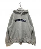 SUPREMEシュプリーム）の古着「Collegiate Hooded Sweatshirt」｜グレー×ネイビー
