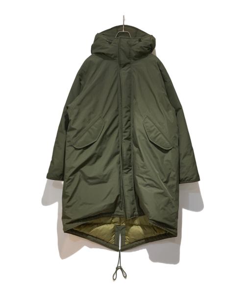 nanamica（ナナミカ）nanamica (ナナミカ) GORE-TEX Long Down Coat オリーブ サイズ:Mの古着・服飾アイテム