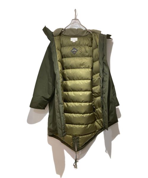 nanamica（ナナミカ）nanamica (ナナミカ) GORE-TEX Long Down Coat オリーブ サイズ:Mの古着・服飾アイテム