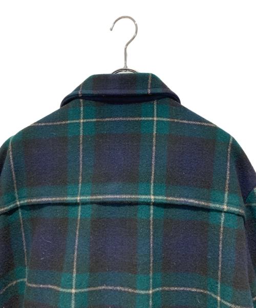 POLO RALPH LAUREN（ポロ・ラルフローレン）POLO RALPH LAUREN (ポロ・ラルフローレン) 90s チェックダッフルコート グリーン サイズ:LLの古着・服飾アイテム