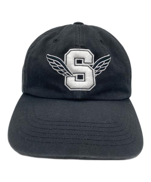SUPREME（シュプリーム）Supreme (シュプリーム) Wing Logo 6-Panel ブラックの古着・服飾アイテム