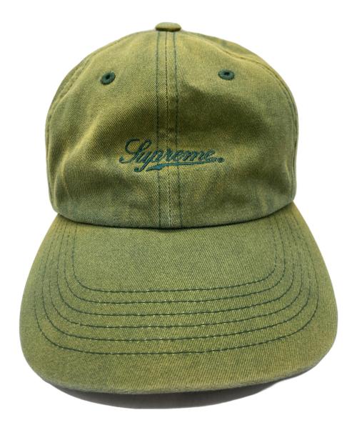 SUPREME（シュプリーム）SUPREME (シュプリーム) Bleached Chino 6-Panel グリーンの古着・服飾アイテム