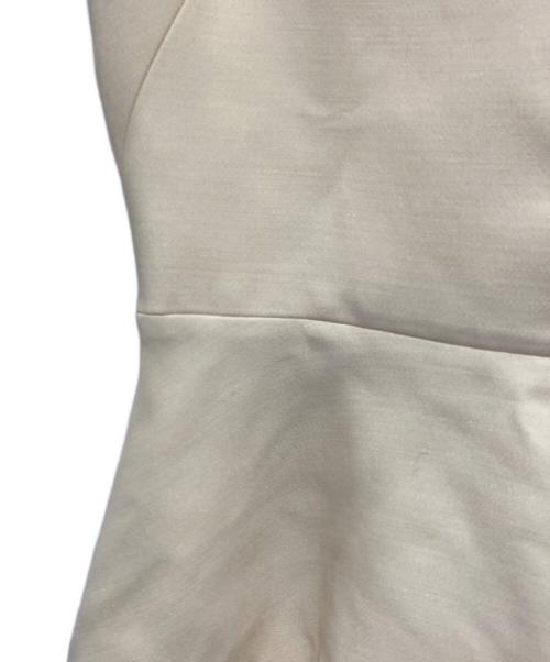 Christian Dior（クリスチャン ディオール）Christian Dior (クリスチャン ディオール) ウールシルクドレス ベージュ サイズ:34の古着・服飾アイテム