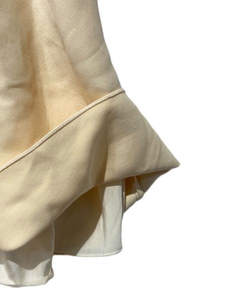 Christian Dior（クリスチャン ディオール）Christian Dior (クリスチャン ディオール) ウールシルクドレス ベージュ サイズ:34の古着・服飾アイテム