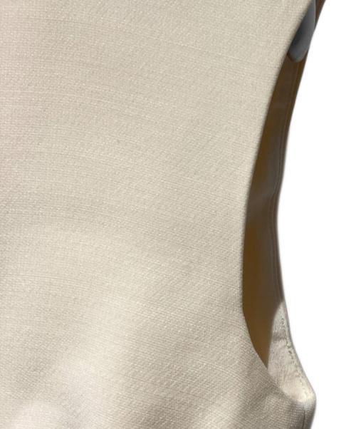 Christian Dior（クリスチャン ディオール）Christian Dior (クリスチャン ディオール) ウールシルクドレス ベージュ サイズ:34の古着・服飾アイテム