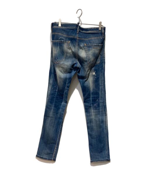 DSQUARED2（ディースクエアード）DSQUARED2 (ディースクエアード) デニムパンツ インディゴ サイズ:46の古着・服飾アイテム