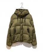 nano・universeナノ・ユニバース）の古着「コラボダウンジャケット」｜オリーブ