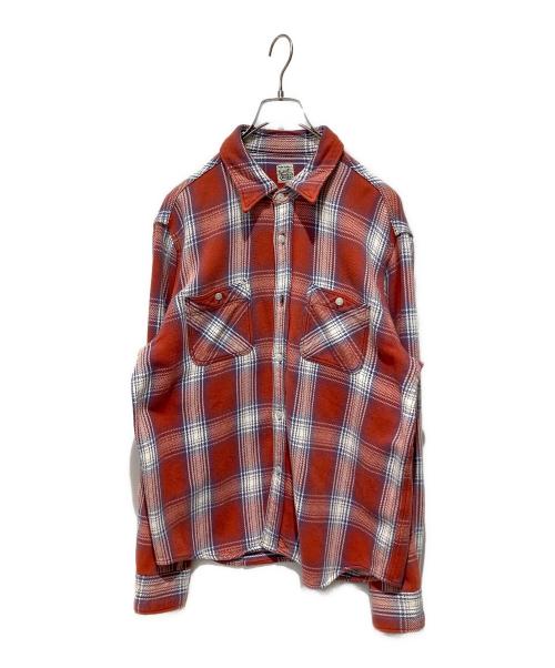 RADIALL（ラディアル）RADIALL (ラディアル) ヘビネルチェックシャツ レッド×ネイビー サイズ:Ｌの古着・服飾アイテム