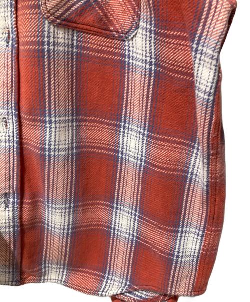 RADIALL（ラディアル）RADIALL (ラディアル) ヘビネルチェックシャツ レッド×ネイビー サイズ:Ｌの古着・服飾アイテム