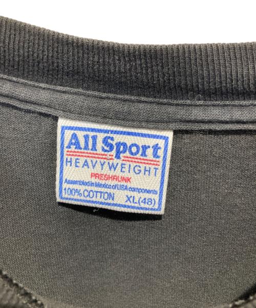 ALL SPORT（オールスポーツ）ALL SPORT (オールスポーツ) バンドTシャツ ブラック サイズ:XLの古着・服飾アイテム