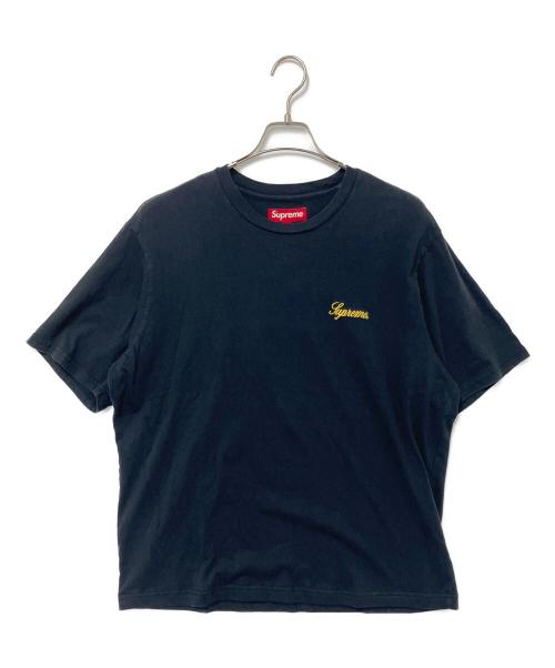 SUPREME（シュプリーム）SUPREME (シュプリーム) Washed Script S/S Top ブラック サイズ:Mの古着・服飾アイテム