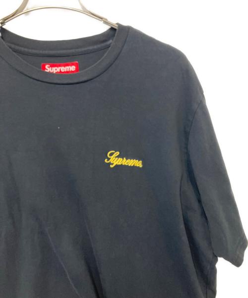 SUPREME（シュプリーム）SUPREME (シュプリーム) Washed Script S/S Top ブラック サイズ:Mの古着・服飾アイテム