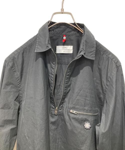 OAMC（オーエーエムシー）OAMC (オーエーエムシー) ハーフジップシャツ ブラック サイズ:Sの古着・服飾アイテム