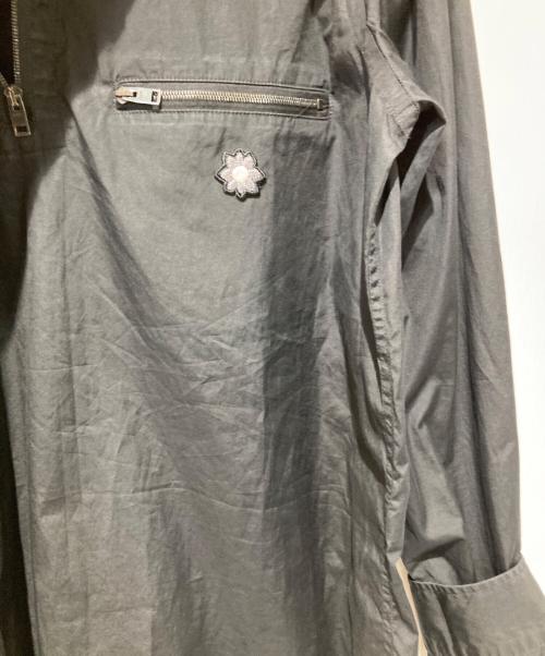 OAMC（オーエーエムシー）OAMC (オーエーエムシー) ハーフジップシャツ ブラック サイズ:Sの古着・服飾アイテム