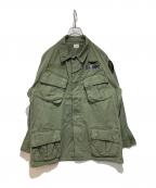 US ARMYユーエスアーミー）の古着「jungle fatigue jacket 4th Type」｜グリーン