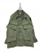US ARMYユーエスアーミー）の古着「jungle fatigue jacket 4th Type」｜グリーン
