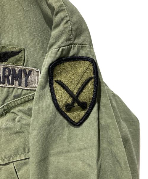 US ARMY（ユーエスアーミー）US ARMY (ユーエスアーミー) jungle fatigue jacket 4th Type グリーン サイズ:MEDIUMの古着・服飾アイテム