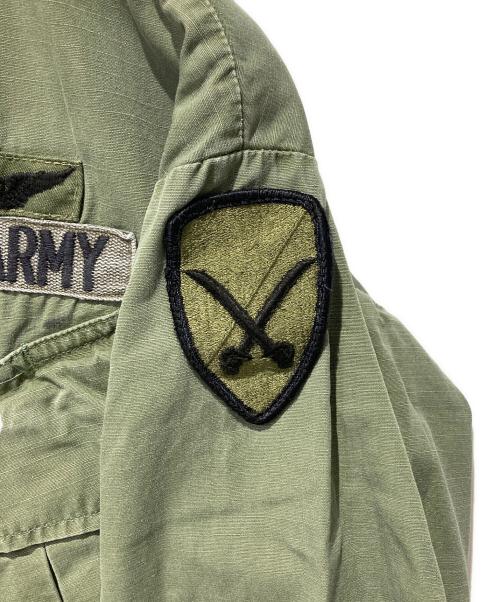 US ARMY（ユーエスアーミー）US ARMY (ユーエスアーミー) jungle fatigue jacket 4th Type グリーン サイズ:MEDIUMの古着・服飾アイテム