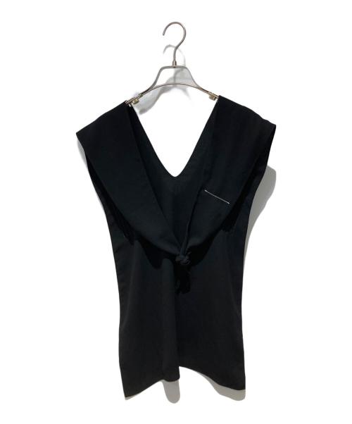MM6 Maison Margiela（エムエムシックスメゾンマルジェラ）MM6 Maison Margiela (エムエムシックスメゾンマルジェラ) キャミソール ブラック サイズ:表記無しの古着・服飾アイテム