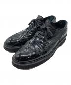 PRADAプラダ）の古着「エナメルウィングチップ」｜ブラック