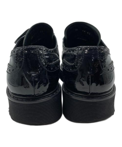 PRADA（プラダ）PRADA (プラダ) エナメルウィングチップ ブラック サイズ:41の古着・服飾アイテム