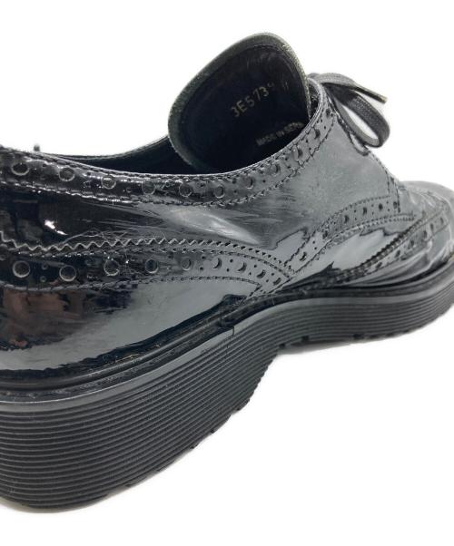 PRADA（プラダ）PRADA (プラダ) エナメルウィングチップ ブラック サイズ:41の古着・服飾アイテム