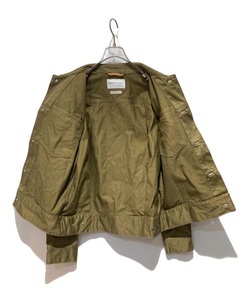 TOMORROW LAND（トゥモローランド）TOMORROW LAND (トゥモローランド) コットンサテン トラッカージャケット グリーン サイズ:Sの古着・服飾アイテム