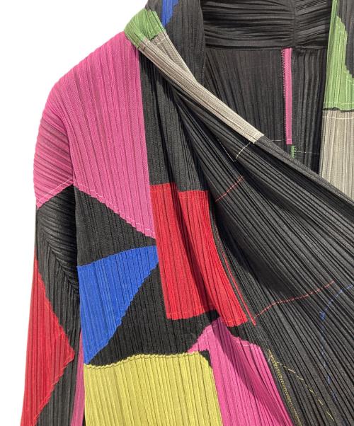 PLEATS PLEASE（プリーツプリーズ）PLEATS PLEASE (プリーツプリーズ) カーディガン マルチカラー サイズ:3の古着・服飾アイテム