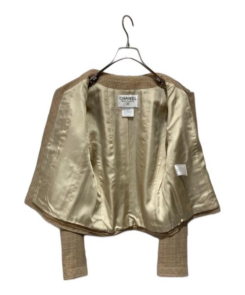 CHANEL（シャネル）CHANEL (シャネル) セットアップスーツ ベージュ サイズ:38の古着・服飾アイテム