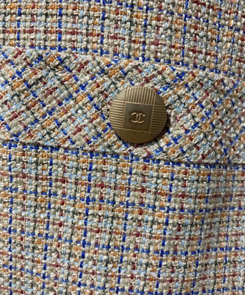 CHANEL（シャネル）CHANEL (シャネル) セットアップスーツ ベージュ サイズ:38の古着・服飾アイテム