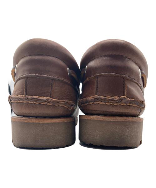 Timberland（ティンバーランド）Timberland (ティンバーランド) スリーアイ ラグ ハンドソーン ボート シューズ レザー モカシン ブラウン サイズ:27cmの古着・服飾アイテム
