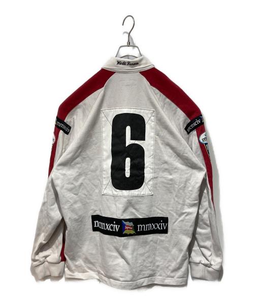 SUPREME（シュプリーム）SUPREME (シュプリーム) Chest Stripe Rugby ホワイト サイズ:Mの古着・服飾アイテム