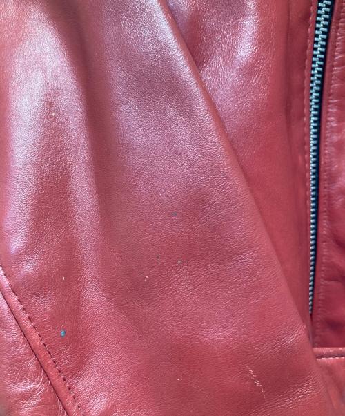 Schott（ショット）Schott (ショット) レザージャケット レッド サイズ:US 10の古着・服飾アイテム