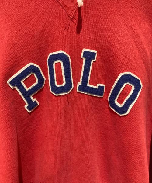 POLO RALPH LAUREN（ポロ・ラルフローレン）POLO RALPH LAUREN (ポロ・ラルフローレン) ロゴパーカー レッド×ネイビー サイズ:XXLの古着・服飾アイテム