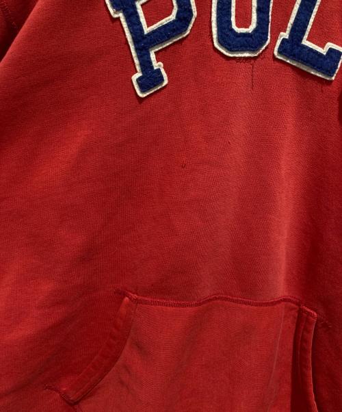 POLO RALPH LAUREN（ポロ・ラルフローレン）POLO RALPH LAUREN (ポロ・ラルフローレン) ロゴパーカー レッド×ネイビー サイズ:XXLの古着・服飾アイテム
