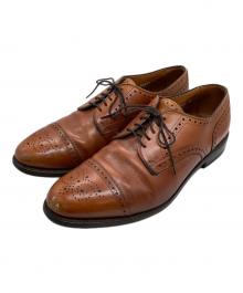 Allen Edmonds（アレン エドモンズ）の古着「セミブローグドレスシューズ」｜ブラウン