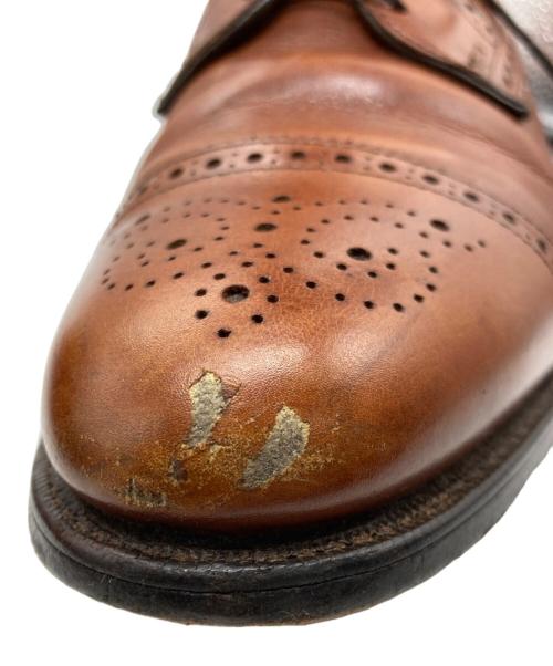 Allen Edmonds（アレン エドモンズ）Allen Edmonds (アレン エドモンズ) セミブローグドレスシューズ ブラウン サイズ:9 1/2の古着・服飾アイテム