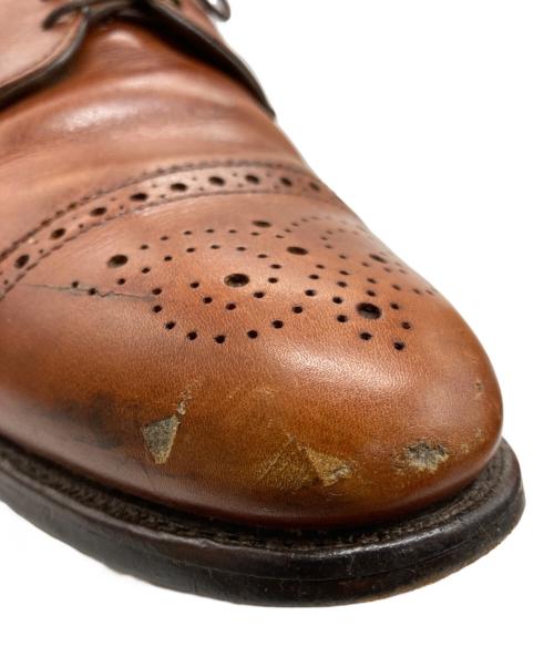 Allen Edmonds（アレン エドモンズ）Allen Edmonds (アレン エドモンズ) セミブローグドレスシューズ ブラウン サイズ:9 1/2の古着・服飾アイテム