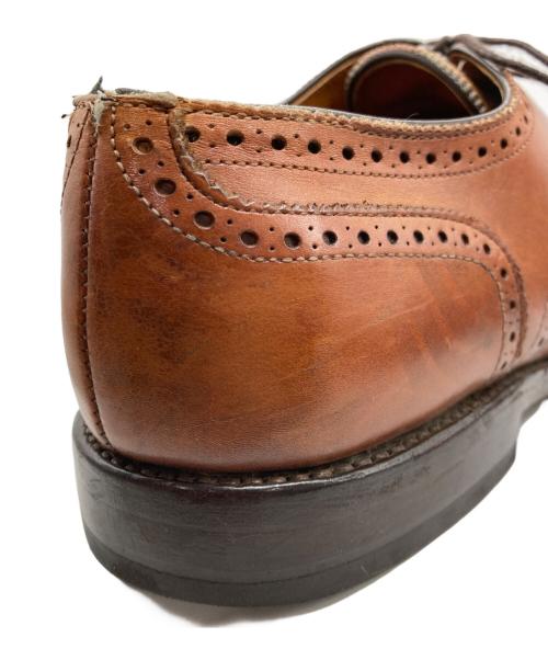 Allen Edmonds（アレン エドモンズ）Allen Edmonds (アレン エドモンズ) セミブローグドレスシューズ ブラウン サイズ:9 1/2の古着・服飾アイテム