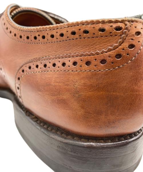 Allen Edmonds（アレン エドモンズ）Allen Edmonds (アレン エドモンズ) セミブローグドレスシューズ ブラウン サイズ:9 1/2の古着・服飾アイテム