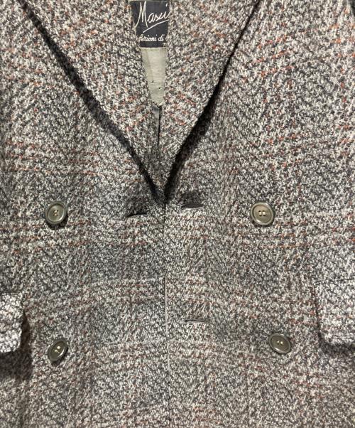 KYNOCH（ー）KYNOCH (ー) ウールコート ブラウン サイズ:Mの古着・服飾アイテム