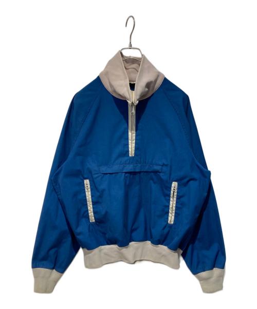 L.L.Bean（エルエルビーン）L.L.Bean (エルエルビーン) ハーフジップジャケット ブルー×グレー サイズ:Mの古着・服飾アイテム