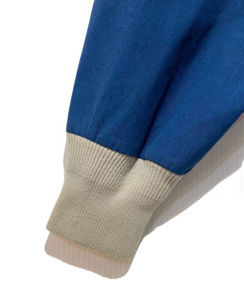 L.L.Bean（エルエルビーン）L.L.Bean (エルエルビーン) ハーフジップジャケット ブルー×グレー サイズ:Mの古着・服飾アイテム