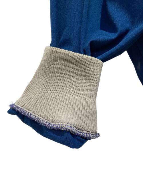 L.L.Bean（エルエルビーン）L.L.Bean (エルエルビーン) ハーフジップジャケット ブルー×グレー サイズ:Mの古着・服飾アイテム