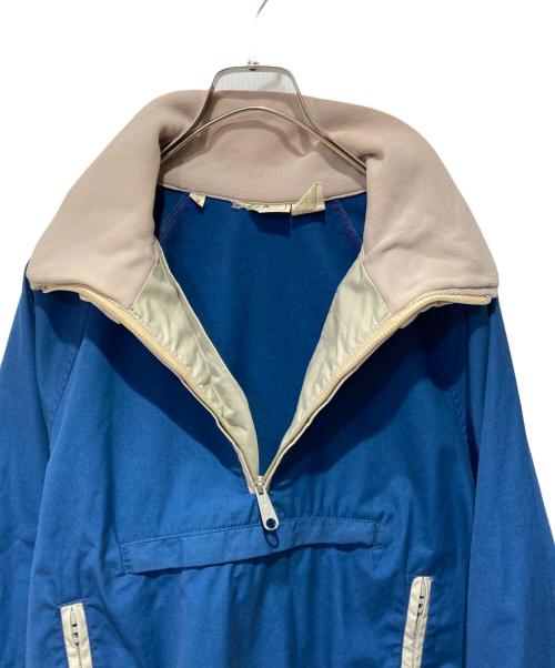 L.L.Bean（エルエルビーン）L.L.Bean (エルエルビーン) ハーフジップジャケット ブルー×グレー サイズ:Mの古着・服飾アイテム