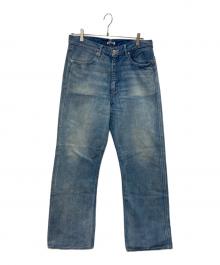 AURALEE（オーラリー）の古着「SELVEDGE FADED LIGHT DENIM PANTS」｜インディゴ