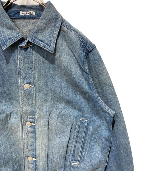 AURALEE（オーラリー）AURALEE (オーラリー) SELVEDGE FADED LIGHT DENIM BLOUSON インディゴ サイズ:3の古着・服飾アイテム