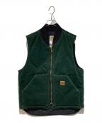 CarHarttカーハート）の古着「Duck Work Vest」｜グリーン