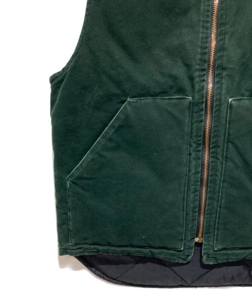 CarHartt（カーハート）CarHartt (カーハート) Duck Work Vest グリーン サイズ:Mediumの古着・服飾アイテム